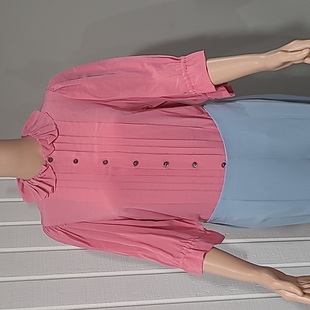 Isabel Marant Pink Ruffled Top - Picture 3 of 9